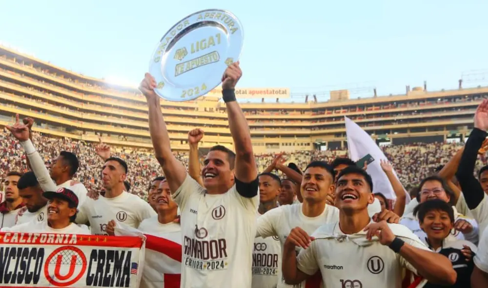 Universitario se coronó ganador del Torneo Apertura de la Liga 1 2024. Foto: La República/Luis Jiménez