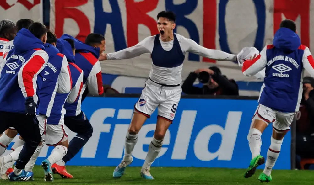 Nacional marcha segundo y le sigue los pasos a Peñarol. Foto: Nacional Nacional marcha segundo y le sigue los pasos a Peñarol. Foto: Nacional