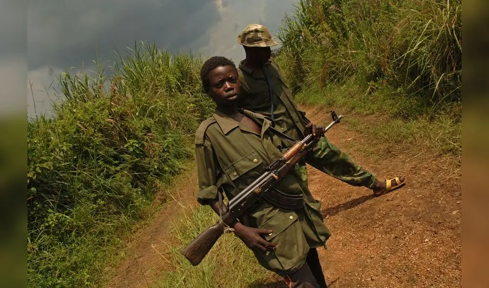La abogada peruana entrevistó en el Congo a exniños soldados. Foto: AFP / Lionel Healing La abogada peruana entrevistó en el Congo a exniños soldados. Foto: AFP / Lionel Healing