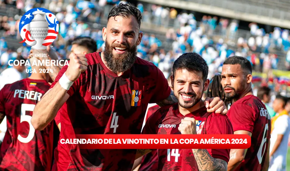 Venezuela debutará en la Copa América 2024 este 22 de junio. Foto: composición LR / FVF Venezuela debutará en la Copa América 2024 este 22 de junio. Foto: composición LR / FVF
