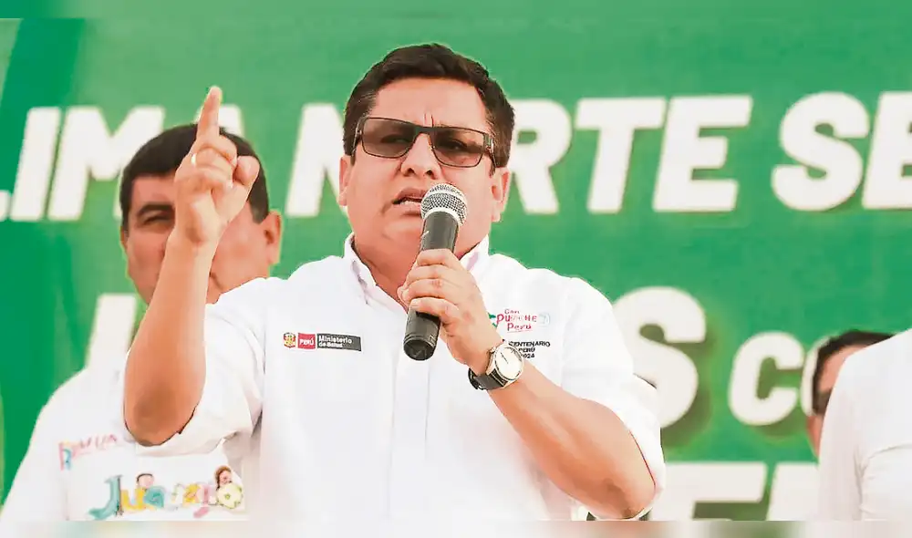 Titular de la cartera de Salud consideró que pesquisas contra Boluarte Zegarra generan ruido político. Foto: difusión. Titular de la cartera de Salud consideró que pesquisas contra Boluarte Zegarra generan ruido político. Foto: difusión.