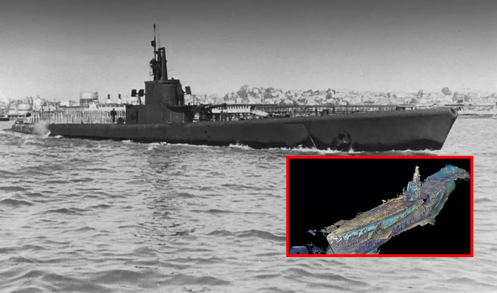 El USS Harder fue visto por última vez el 24 de agosto de 1944 y desde entonces su paradero había sido un misterio. Foto: composición LR/NHHC/NewsNation El USS Harder fue visto por última vez el 24 de agosto de 1944 y desde entonces su paradero había sido un misterio. Foto: composición LR/NHHC/NewsNation