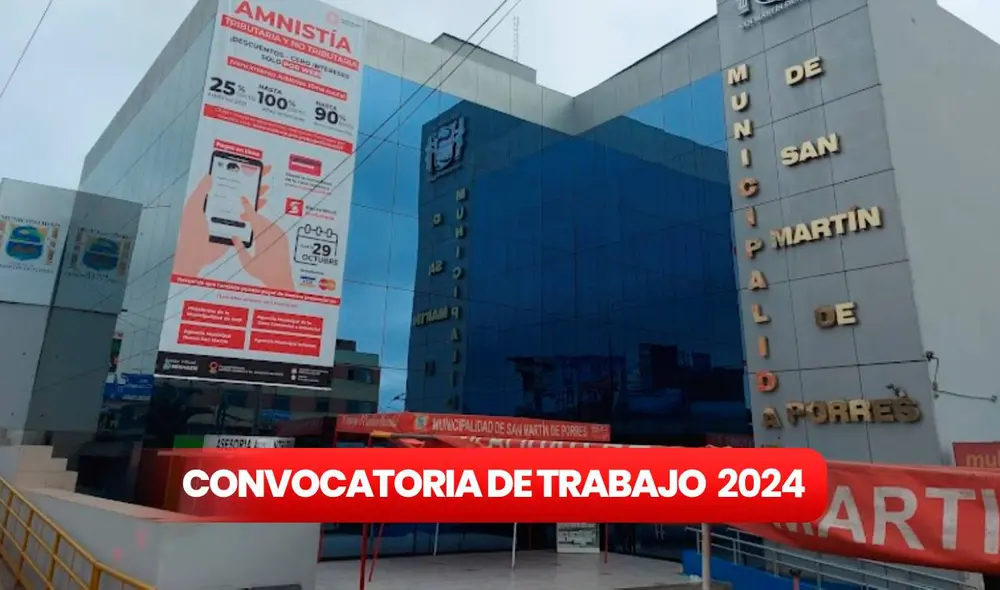 La Municipalidad de San Martín de Porres busca contratar operadores de campo para áreas verdes. Foto: Facebook