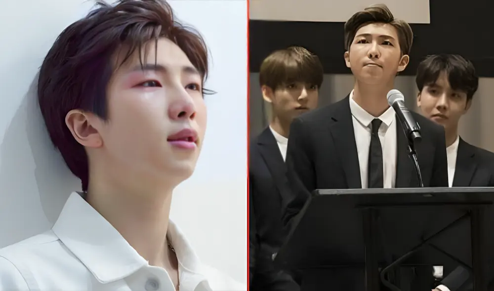 RM llevó el liderazgo de BTS durante 10 años y en 2023 ingresó al servicio militar. Foto: composición LR/HYBE/ONU