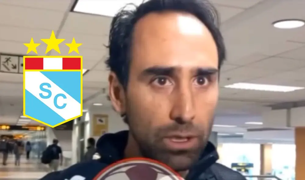 Joel Raffo también viajó a Cajamarca para el último duelo de Sporting Cristal en el Apertura. Foto: composición LR/captura Entre Bolas