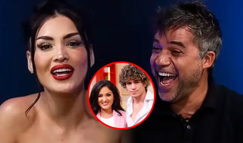 Michelle Soifer aclaró que es una chica trabajadora y su pareja también debe empujarla a salir adelante. Foto: composición LR/YouTube/América TV