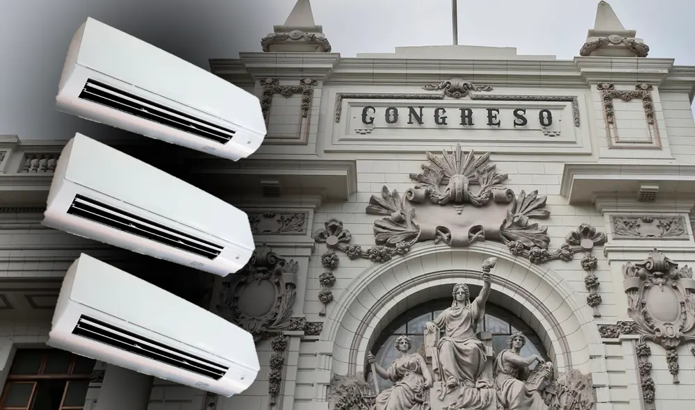 Congreso busca adquirir 93 equipos Split Pared y Split Techo en pleno clima frío. Foto: composiciónLR/Andina/difusión