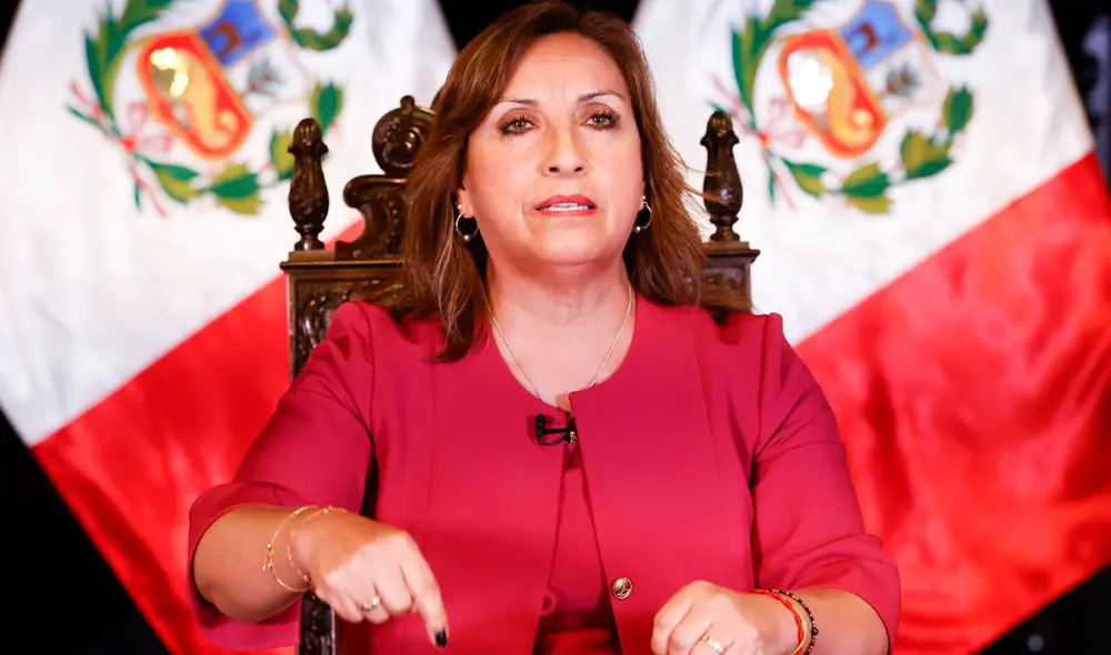 Sin rendir cuentas. Dina Boluarte, otro cuestionamiento contra su gestión. Foto: Andina