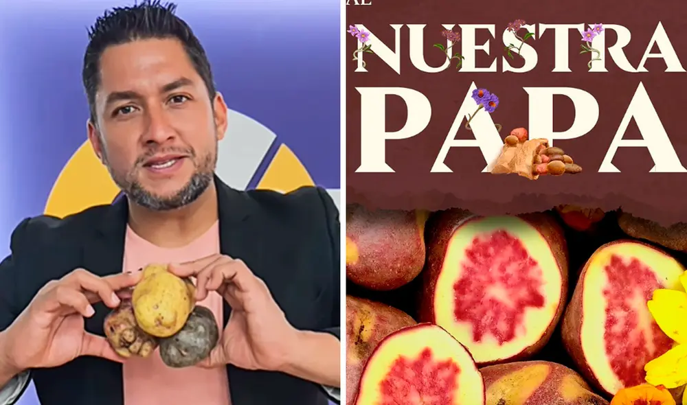 José Vásquez habló con La República sobre las 3.700 variedades de papa que existen en el Perú. Foto: composición LR / Instagram