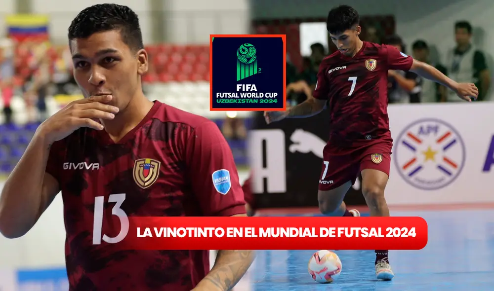 La Vinotinto debutará en el Mundial de Futsal 2024 este 16 de septiembre. Foto: composición LR / FVF La Vinotinto debutará en el Mundial de Futsal 2024 este 16 de septiembre. Foto: composición LR / FVF