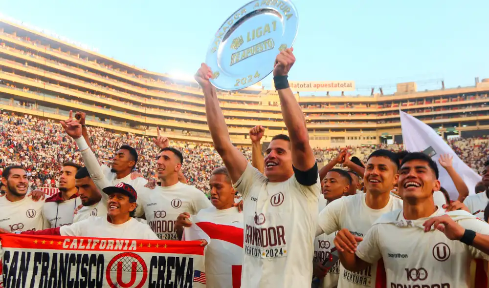 Universitario de Deportes se coronó ganador del Torneo Apertura 2024. Foto: La República/Luis Jiménez Universitario de Deportes se coronó ganador del Torneo Apertura 2024. Foto: La República/Luis Jiménez