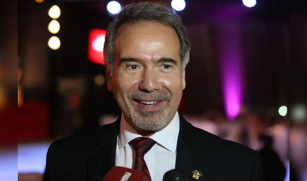 Francesco Petrozzi también apoyo a la gestión de Rafael López Aliaga frente a la Municipalidad Metropolitana de Lima. Foto: Andina.