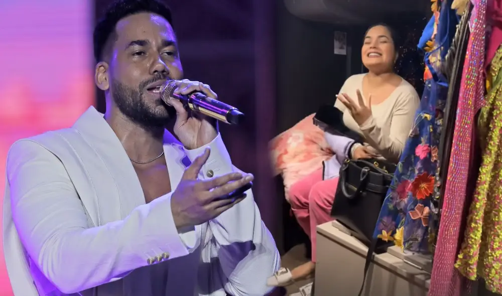 Lesly Águila demuestra su fanatismo por Romeo Santos y Aventura. Foto: composición LR/Agencia Andina/Instagram/Milagros Díaz