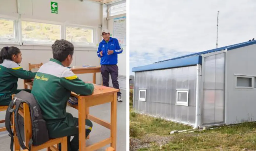 El Pronied invirtió más de 10 millones de soles para dar ambientes cálidos a los alumnos de 10 provincias de Puno. Foto: composición LR/difusión