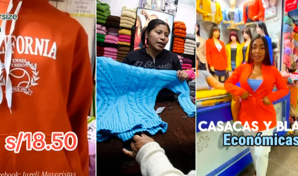 Gamarra es uno de los principales emporios textiles del país. Foto: composición LR (Andina/Instagram).