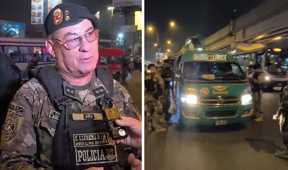 PNP pide documentos a ciudadanos que transitan por San Juan de Lurigancho y que se encuentran en vehículos. Foto: composición LR