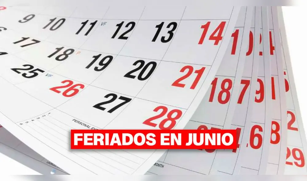 En junio de 2024 hay más de un feriado debido a una ley aprobada por el Ejecutivo en el 2023.