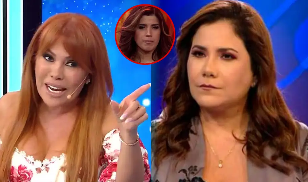 Magaly Medina aseguró que está en la televisión para generar rating y no para hacer amigos. Foto: Composición LR/Captura ATV/Captura América TV