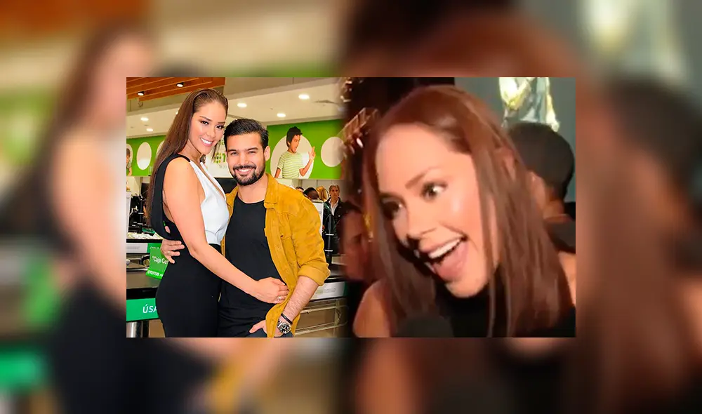 Karen Schwarz y Ezio Oliva hablaron ante las cámaras de 'Magaly TV: La Firme' durante el concierto de Lima Music Fest 2024. Foto: Composición LR/Revista Cosas/Magaly TV La Firme