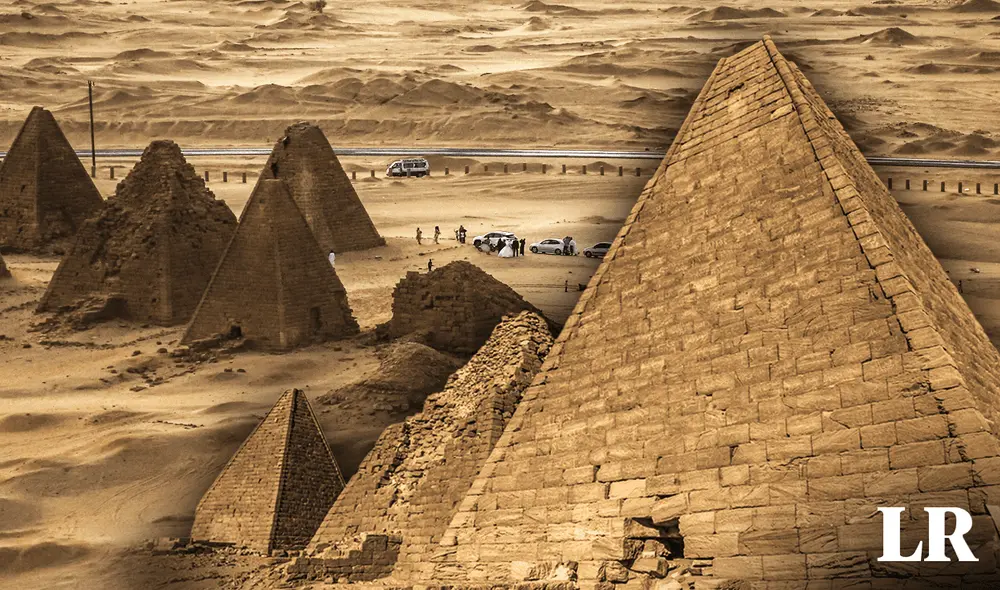 Esta antigua civilización Nubia contiene más pirámides que Egipto. Foto: composición Fabrizio Oviedo/LR/AFP Esta antigua civilización Nubia contiene más pirámides que Egipto. Foto: composición Fabrizio Oviedo/LR/AFP