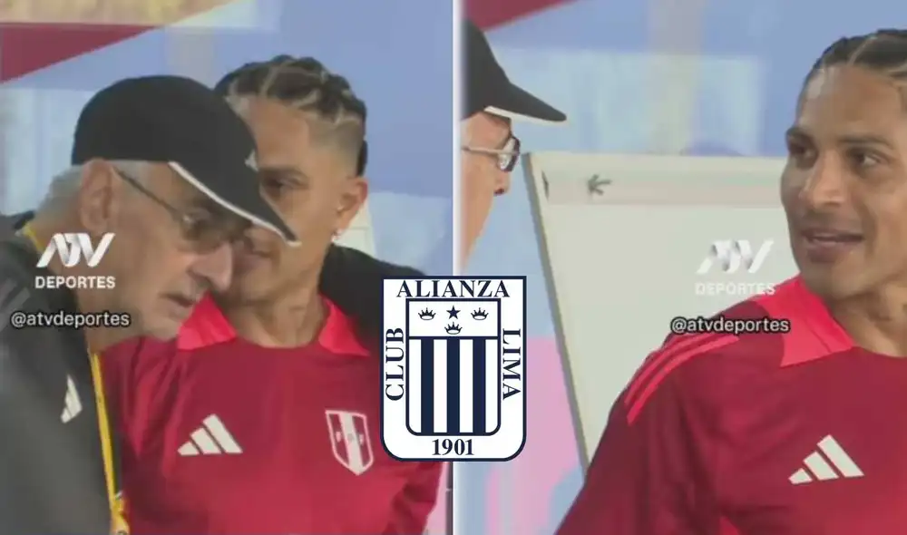 Paolo Guerrero viene entrenando en la Videna para los amistosos de la selección peruana. Foto: composición LR/captura ATV