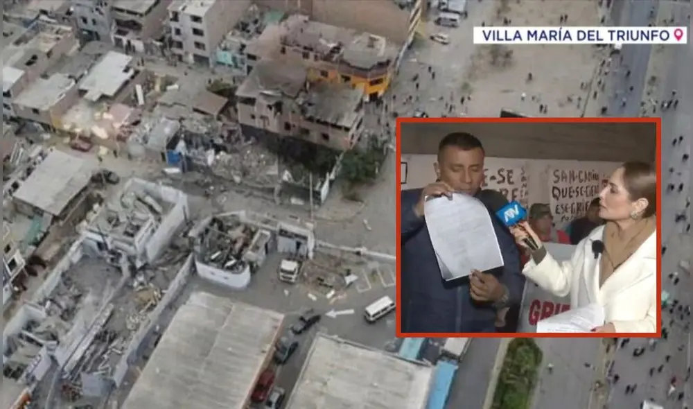 Explosión en VMT dejó muchos daños materiales además de víctimas mortales. Foto: composición LR/ATV Explosión en VMT dejó muchos daños materiales además de víctimas mortales. Foto: composición LR/ATV