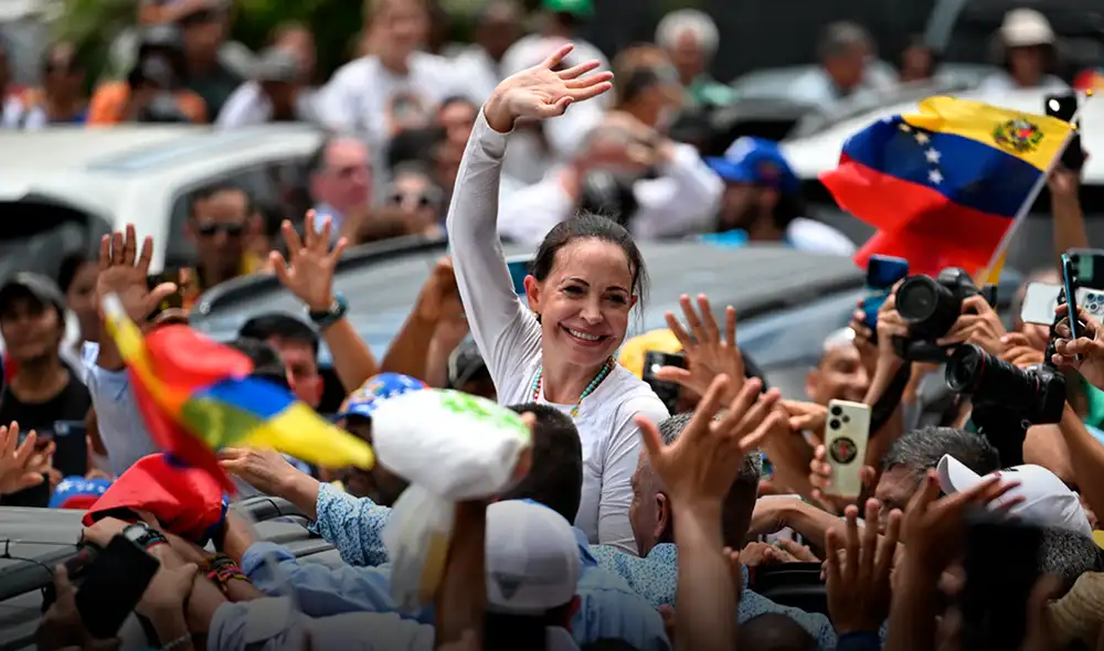 María Corina Machado indicó que es tiempo de "unificar a nuestra familia". Foto: AFP María Corina Machado indicó que es tiempo de "unificar a nuestra familia". Foto: AFP