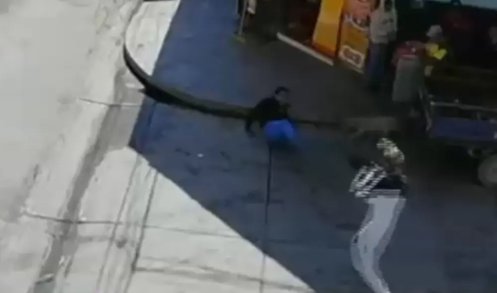 Joven recibió puñalada en el pecho. Foto: captura de Latina Joven recibió puñalada en el pecho. Foto: captura de Latina