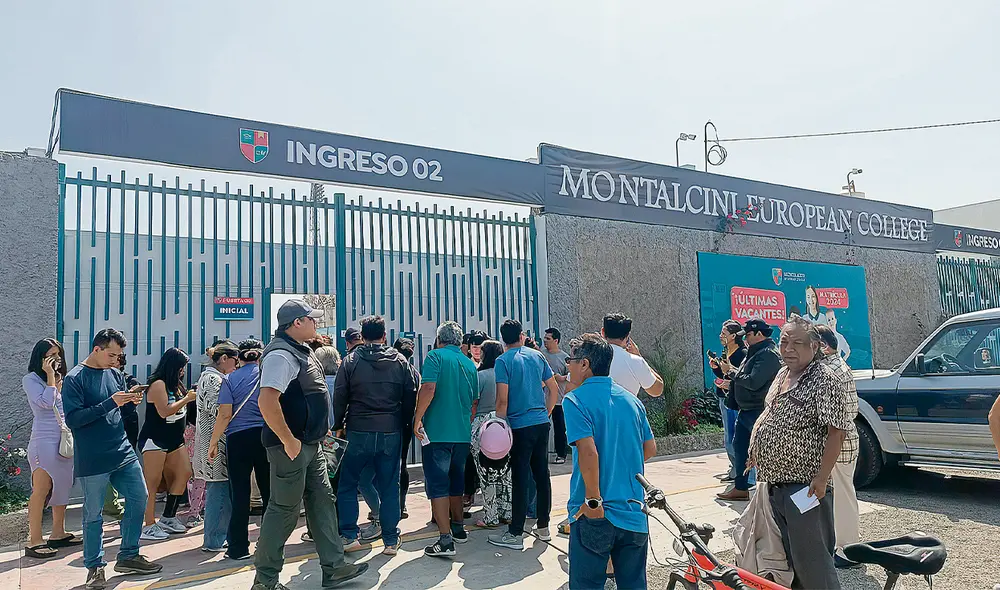 No creen en nadie. En pleno horario de clases, delincuentes detonaron un explosivo. Foto: La República No creen en nadie. En pleno horario de clases, delincuentes detonaron un explosivo. Foto: La República