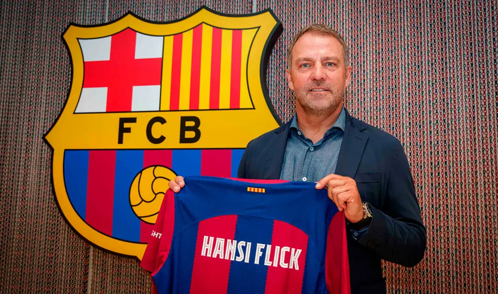 Hansi Flick fue anunciado como nuevo entrenador del FC Barcelona hasta junio de 2026. Foto: FC Barcelona