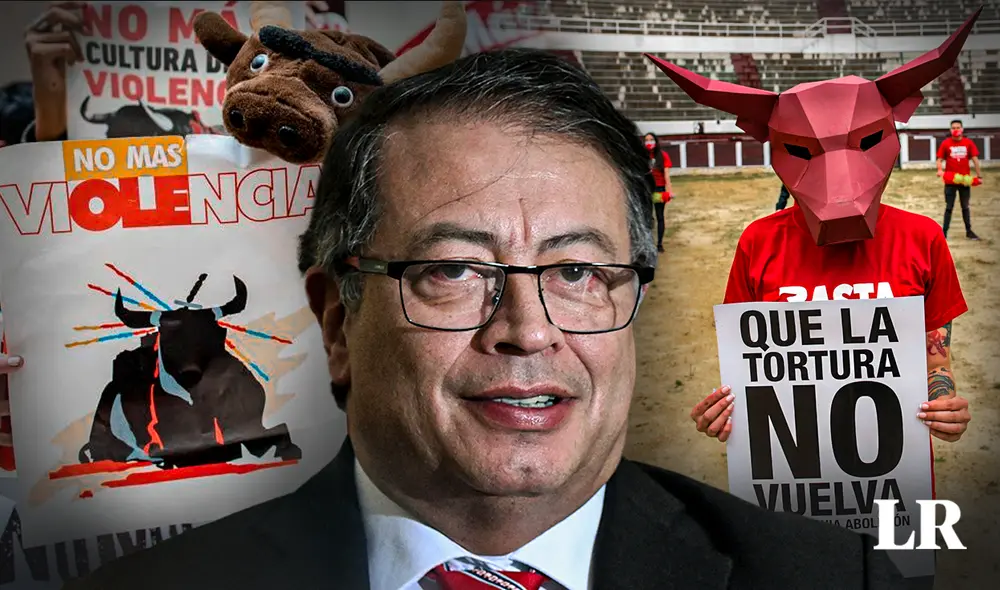 La nación liderada por Gustavo Petro, prohibió la corrida de toros. Foto: composición Jazmin Ceras/LR/AFP La nación liderada por Gustavo Petro, prohibió la corrida de toros. Foto: composición Jazmin Ceras/LR/AFP
