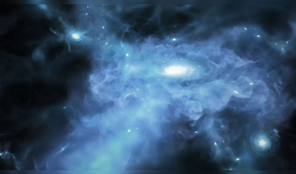 El telescopio James Webb mostró cómo se formaban las galaxias en el universo primitivo. Foto: NASA, ESA, CSA, Joseph Olmsted El telescopio James Webb mostró cómo se formaban las galaxias en el universo primitivo. Foto: NASA, ESA, CSA, Joseph Olmsted