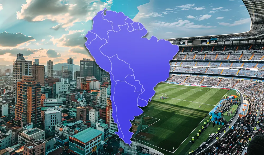 Buenos Aires, junto con su conurbano, suma un total de 36 estadios profesionales de fútbol, siendo así la ciudad con más escenarios deportivos en el mundo. Foto: composición de Jazmin Ceras/LR/Freepik. Video: CONMEBOL Libertadores Buenos Aires, junto con su conurbano, suma un total de 36 estadios profesionales de fútbol, siendo así la ciudad con más escenarios deportivos en el mundo. Foto: composición de Jazmin Ceras/LR/Freepik. Video: CONMEBOL Libertadores