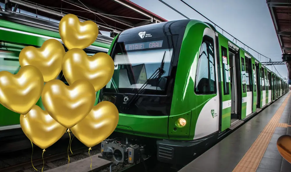 Si el personal de la Línea 1 detecta un globo metalizado, puede negar la entrada del usuario a la estación y al tren. Foto: composición LR/Línea 1