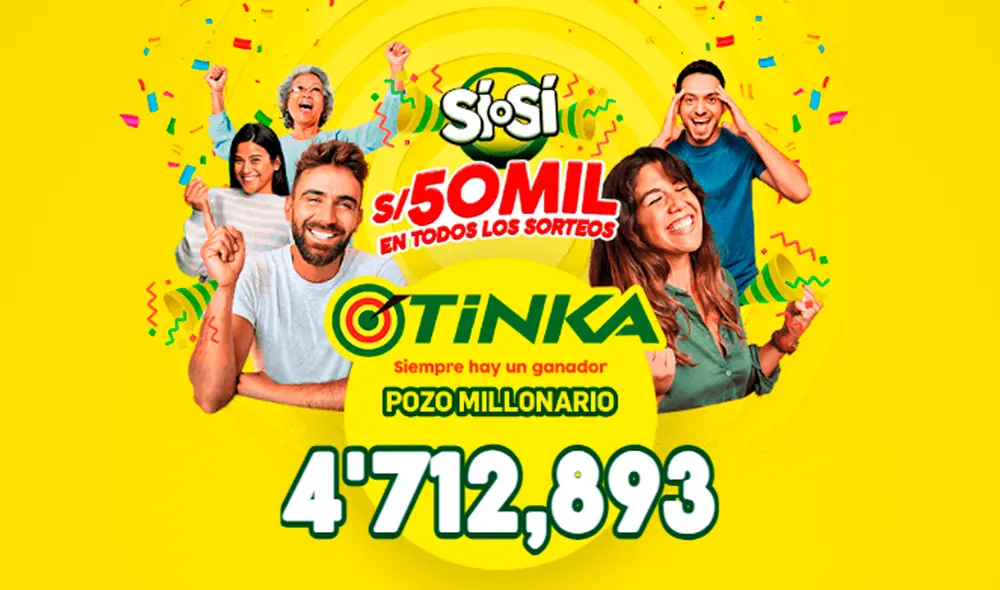 Pozo millonario de hoy, miércoles 29 de mayo. Foto: La Tinka