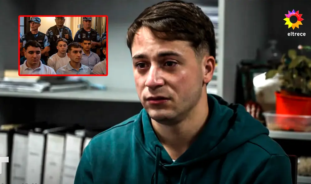 Thomsen señaló a Matías Benicelli, a Ciro Pertossi y a Enzo Comelli como los verdaderos protagonistas de la golpiza que terminó con la vida del joven estudiante de derecho. Foto: Composición LR/El Trece/Telam.