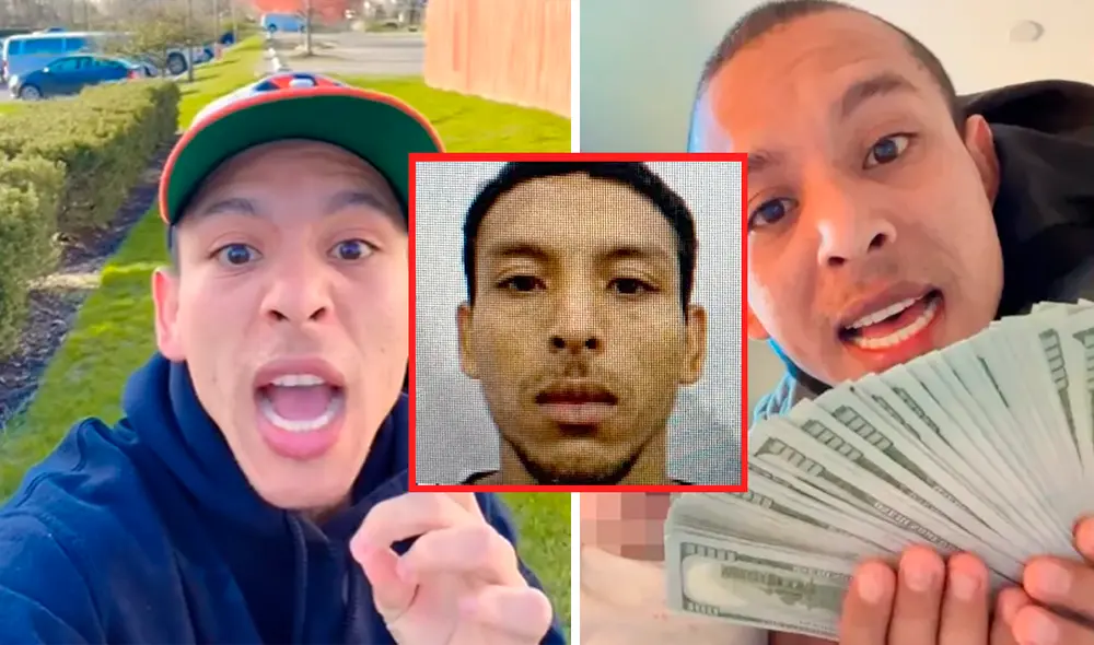 Leonel Moreno se encuentra detenido desde marzo del 2024, luego de protagonizar videos polémicos en su cuenta de TikTOk. Foto: composición LR/ICE/TikTok