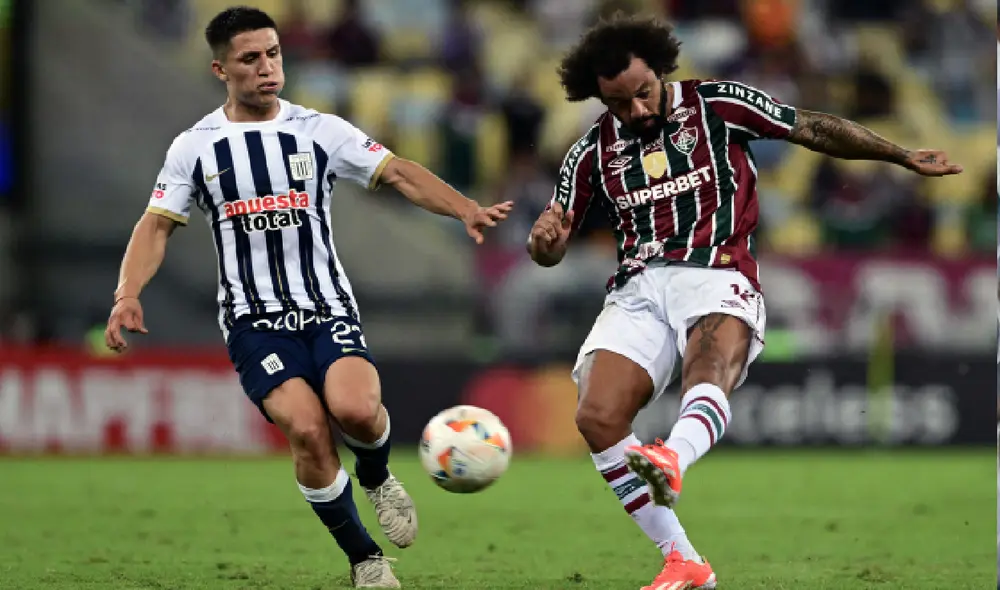 Alianza Lima y Fluminense se enfrentaron en el Maracaná. Foto: AFP