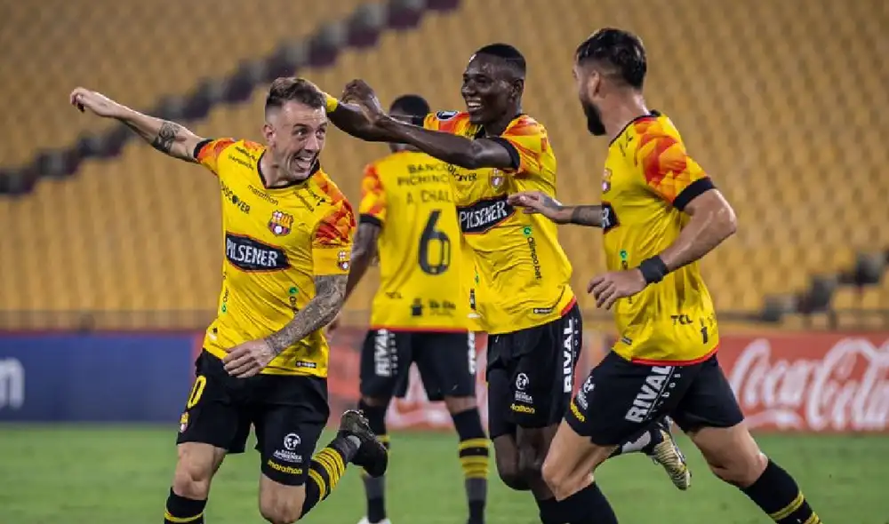 Barcelona SC y Cobresal se enfrentaron en el estadio Monumental Banco Pichincha. Foto: