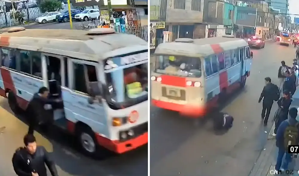 Cúster se dio a la fuga luego del peligroso accidente. Foto: composición LR/Panamericana TV
