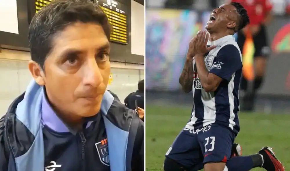 ‘Chicho’ Salas llegó a la UCV en reemplazo de Mosquera. Foto: composición LR/captura de Movistar Deportes/Luis Jiménez/La República