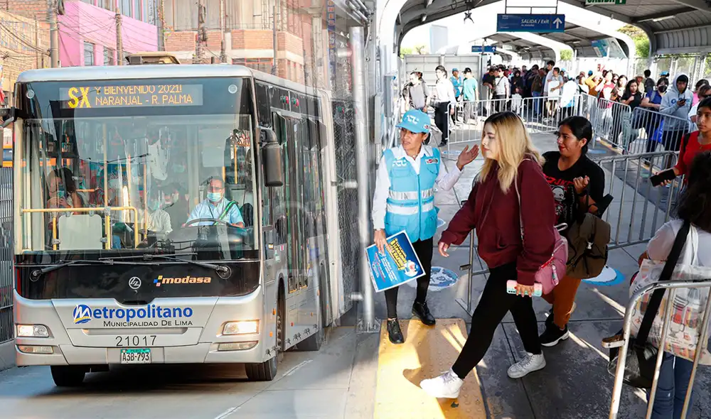 ¡Atención! Conoce en esta nota quiénes pueden viajar gratis en el Metropolitano. Foto: Composición LR/Andina.