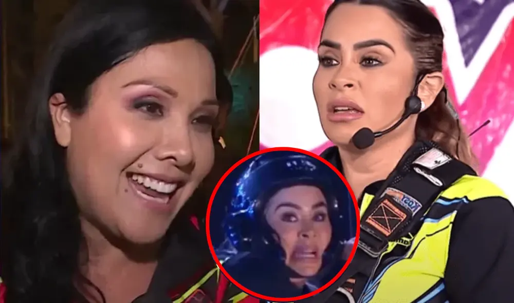 Tula Rodríguez y Ethel Pozo estuvieron juntas en el episodio de aniversario de 'Esto es guerra'. Foto: Composición LR/Captura América TV