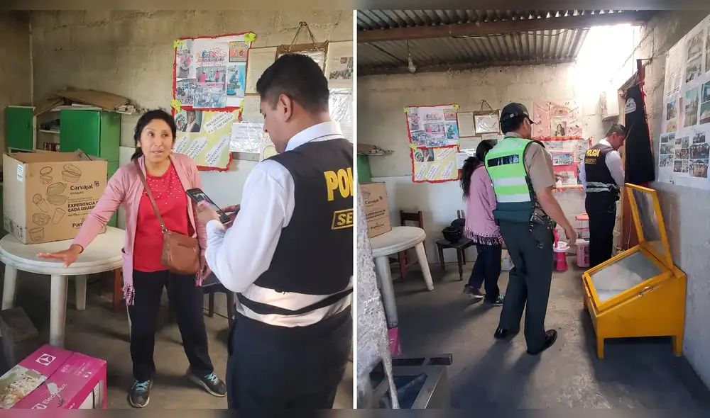 Los criminales habrían forzado la puerta del lugar donde se almacenaban los productos. Foto: La República Los criminales habrían forzado la puerta del lugar donde se almacenaban los productos. Foto: La República