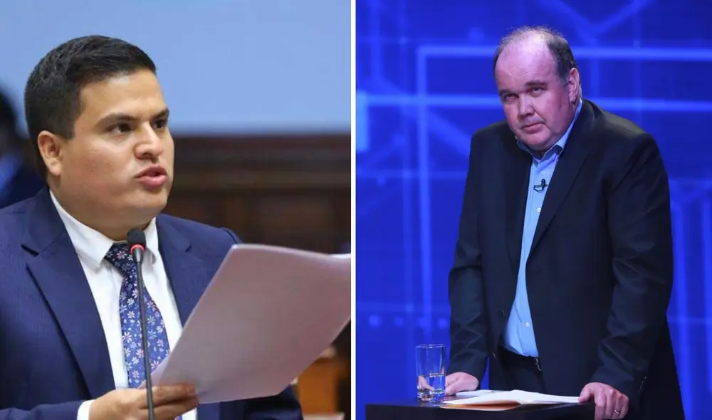 Diego Bazán descartó que su regreso a Renovación Popular sea por la salida de Montoya. Foto: composición LR Diego Bazán descartó que su regreso a Renovación Popular sea por la salida de Montoya. Foto: composición LR