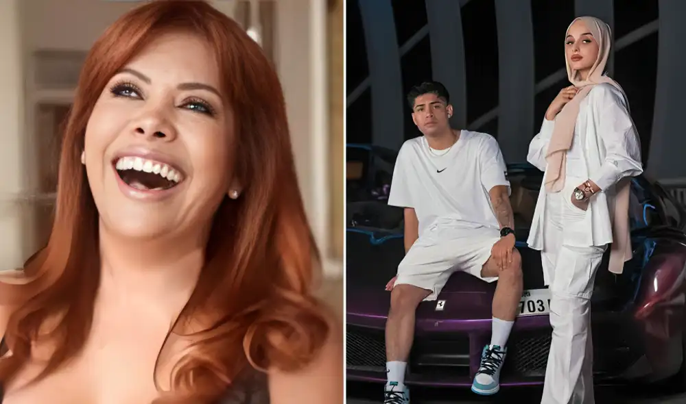 Magaly Medina, fiel a su estilo se pronunció sobre 'Cañita' y su novia millonaria. Foto: composición LR/TikTok/Magaly Medina Magaly Medina, fiel a su estilo se pronunció sobre 'Cañita' y su novia millonaria. Foto: composición LR/TikTok/Magaly Medina