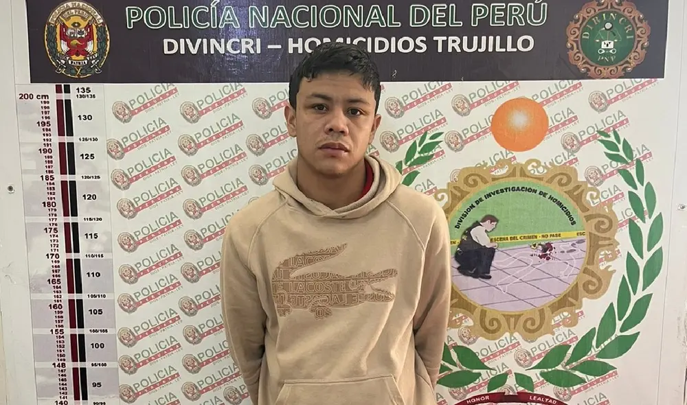 El presunto sicario, José Rafael Sánchez Tejada, de 21 años, fue capturado en Trujillo en un búnker donde se realizaba una fiesta. Foto: PNP El presunto sicario, José Rafael Sánchez Tejada, de 21 años, fue capturado en Trujillo en un búnker donde se realizaba una fiesta. Foto: PNP