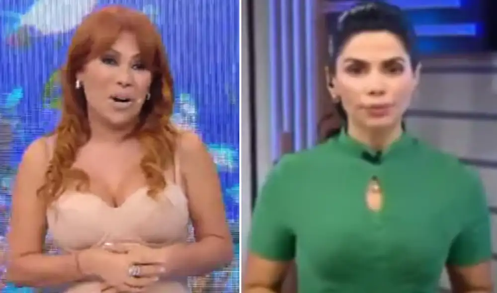 Magaly Medina y Ely Yutronic empezaron su disputa públicamente luego de que la 'Urraca' publicara vídeos de su pasado.  Foto: Composición LR/Captura ATV