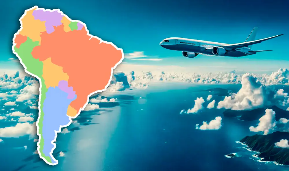 Este vuelo destaca por su duración, pero también por la ruta que sigue sobre el océano Pacífico. Foto: composición de Jazmin Ceras/La República/Dall-e de ChatGPT Este vuelo destaca por su duración, pero también por la ruta que sigue sobre el océano Pacífico. Foto: composición de Jazmin Ceras/La República/Dall-e de ChatGPT