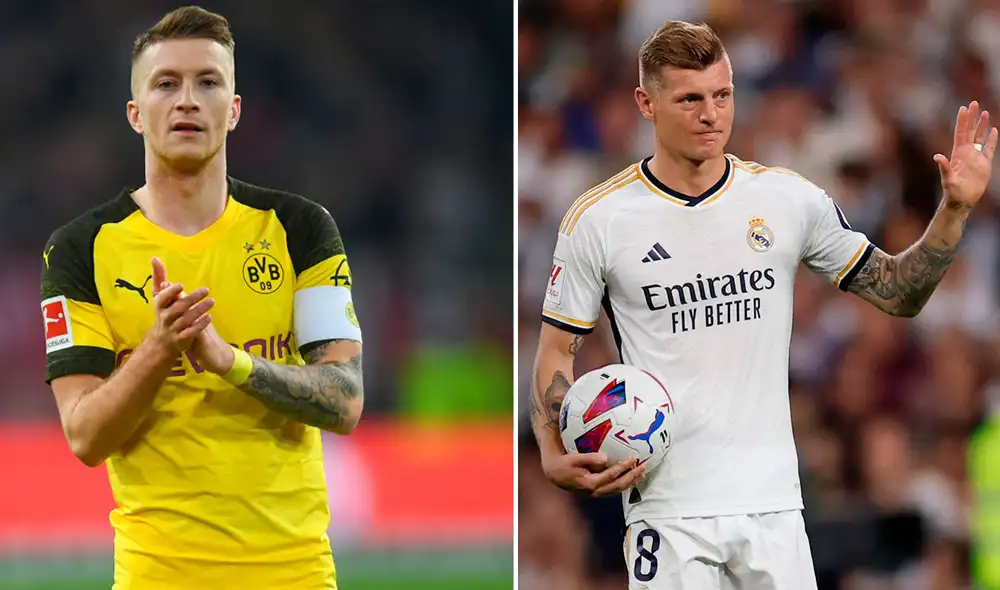 Real Madrid vs. Borussia Dortmund se miden en Londres. Foto: composición GLR/AFP.